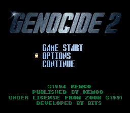 Genocide 2 screenshot 4 for Super Famicom
